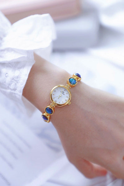 Reloj de Mujer Malachita con Piedra Rugosa - Diseño INS Colorido - Image 17