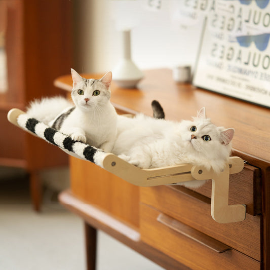Cama Colgante para Gatos con Marco de Escalada