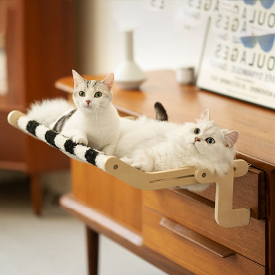 Cama Colgante para Gatos con Marco de Escalada