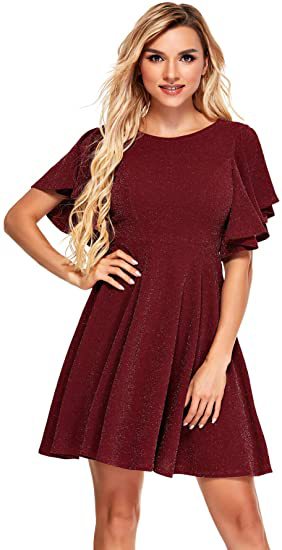 Vestido Largo de Verano con Cintura Alta y Mangas Volantes - Image 3