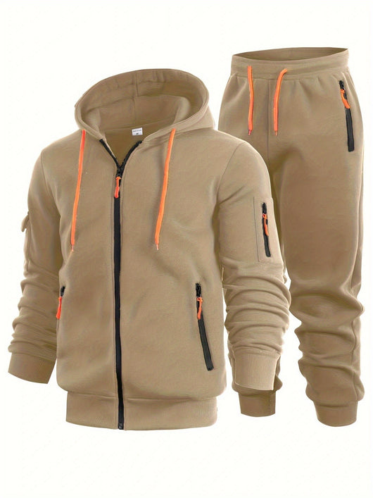 Sudadera Tipo Cardigan para Hombre con Cierre y Bolsillos en los Brazos - Image 15