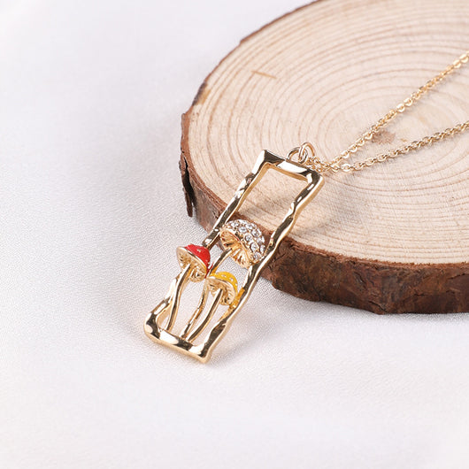 Collar Seta Mujer Personalidad Diamante Efecto Óleo Cadena Clavícula Moda Tendencia - Image 2