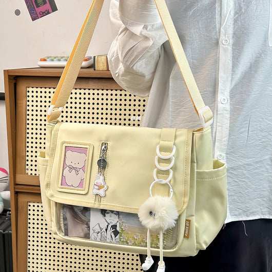 Bolsa Crossbody de Lona Impermeable Ligera Multiuso Casual - Image 3