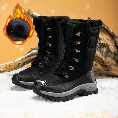 Botas Altas de Terciopelo para Mujer Talla Grande - Image 6