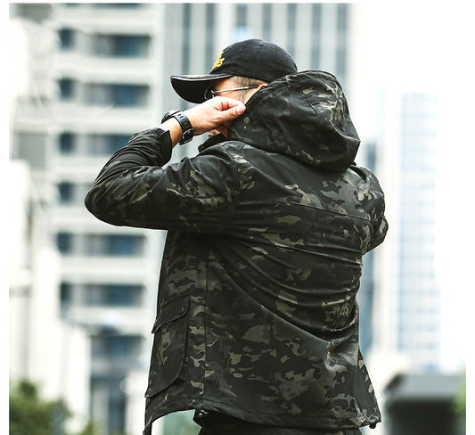 Chaqueta Táctica Camuflaje para Hombre - Estilo Outdoor Versátil - Image 2