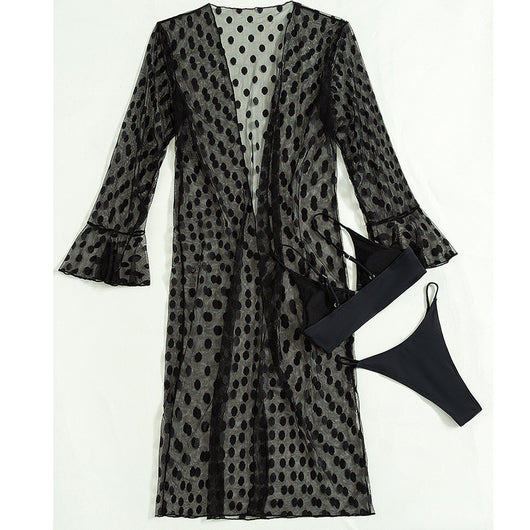 Traje de Baño Tres Piezas Escotado para Mujer - Image 4