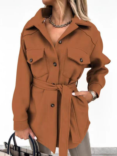 Chaqueta Corta con Cordones y Bolsillos - Diseño Elegante - Image 18