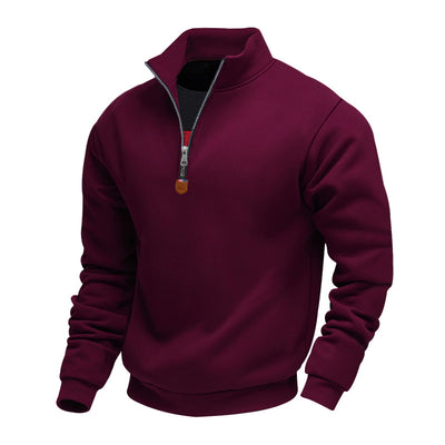 Sudadera Deportiva Cuello Alto con Cierre Medio para Hombre - Image 5
