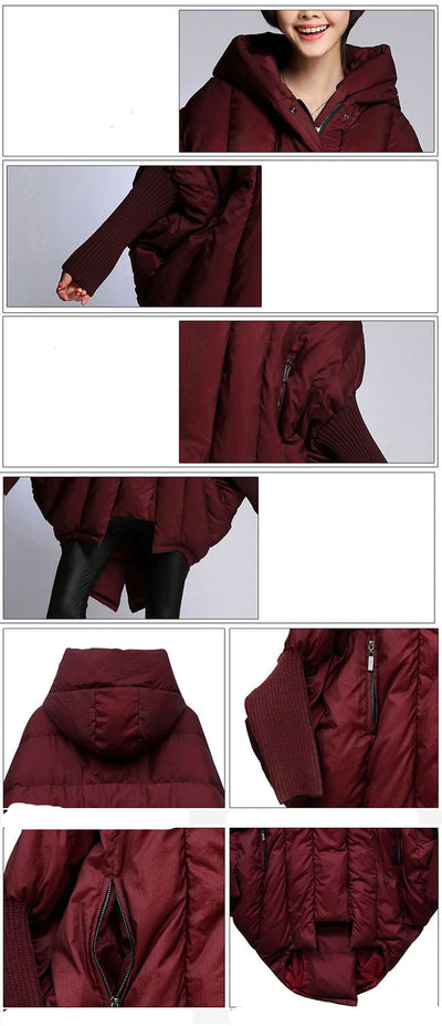 Capa Abrigo Hoodie Suelta con Bolsillos para Mujer - Image 12