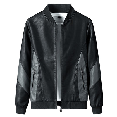 Chaqueta Otoñal Holgada para Hombre Talla Grande Estilo Papá - Image 7