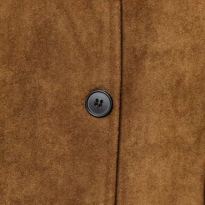 Chaqueta Abrigo Mujer Cuello Redondo Manga Larga Corte A - Image 8
