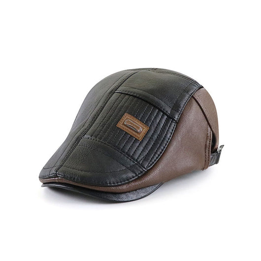 Gorra de Hombre PU con Combinación de Colores - Image 2
