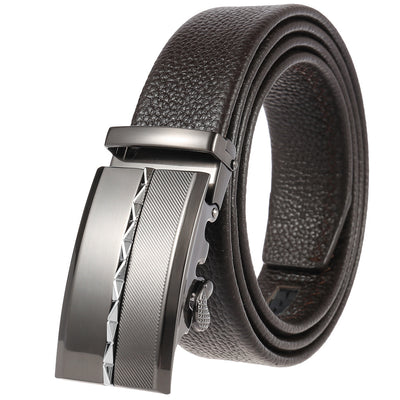 Cinturón de Cuero para Hombre con Hebilla Automática - Image 33