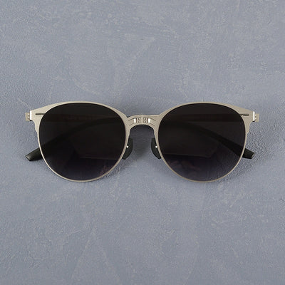 Gafas de Sol Vintage Plegables para Hombre en Acero Inoxidable - Image 12