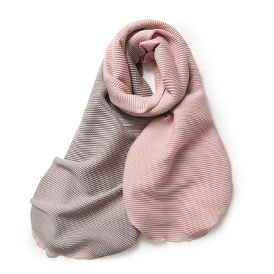 Bufanda Degradada Reversible de Imitación Cachemira - Elegancia y Versatilidad para Invierno - Image 10