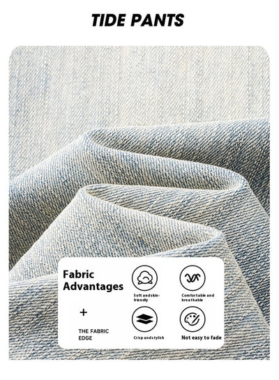 Pantalones Denim Rectos Oversize para Hombre - Image 14