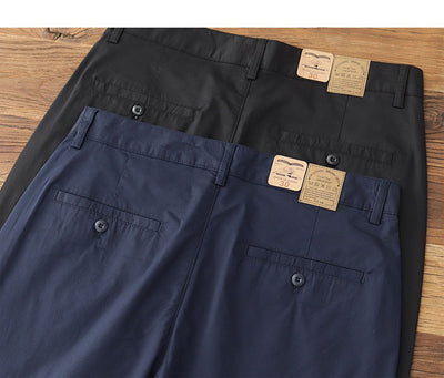 Pantalones Casuales Hombre Verano Transpirables Ajuste Cónico Elástico - Image 25