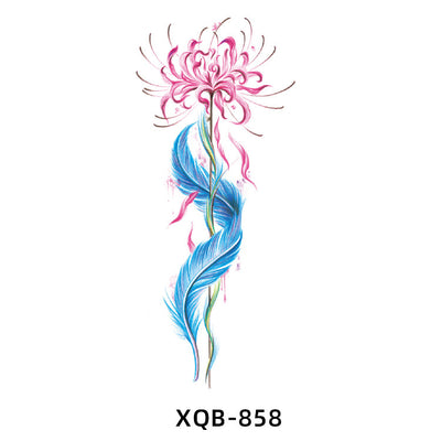 Tatuaje Temporal de Flores Resistente al Agua para Hombre y Mujer - Image 83