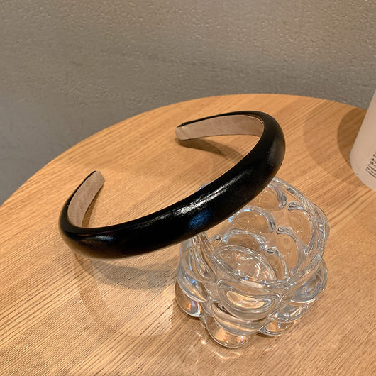 Diadema Retro de Satén con Esponja - Accesorio para Cabello Francés de Ancho Generoso - Image 80