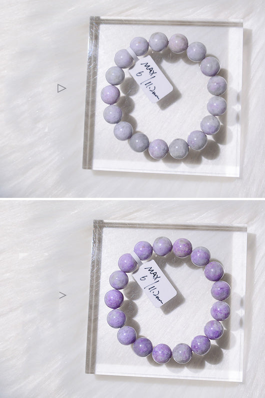 Pulsera de Sodalita Natural que Cambia a Púrpura con la Luz Solar - Image 3
