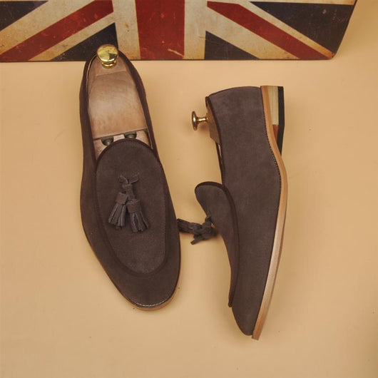 Mocasines Hombre Respirable Punta Afilada Estilo Británico Clásico - Image 17