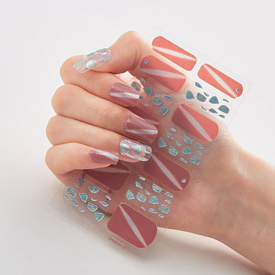 Stickers de Uñas Dorados Personalizados para Mujeres - Image 12