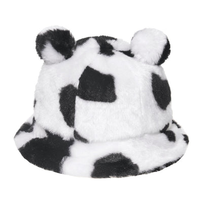 Gorro Pescador con Orejas de Oso y Estampado de Leopardo - Image 5