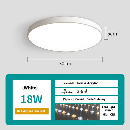 Lámpara de Techo LED Redonda Minimalista para Sala de Estar - Image 2