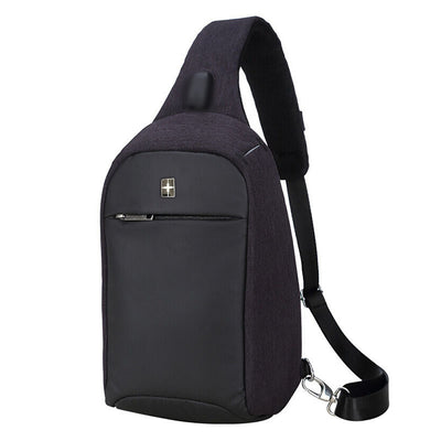 Bolsa Cruzada Casual para Hombre con Carga USB - Image 13