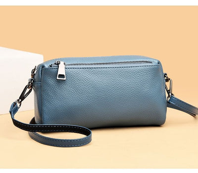 Bolso Crossbody de Cuero Genuino para Mujer - Bolsa de Hombro para Celular - Image 24