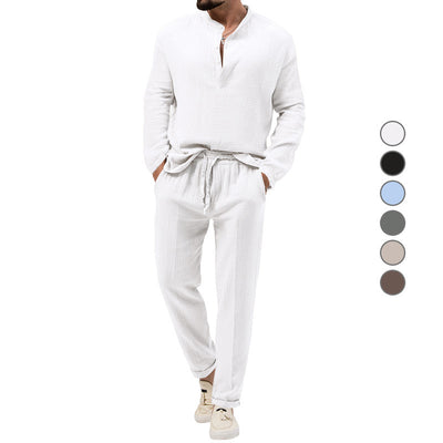 Conjunto Casual de 3 Piezas: Camiseta Manga Larga, Camisa y Pantalones - Image 2
