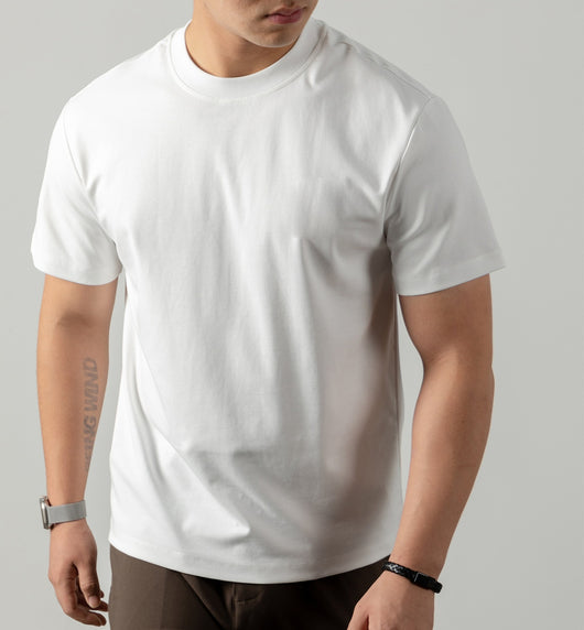 Camiseta de Algodón Mercerizado Tratado con Amoníaco Líquido para Hombre - Image 6