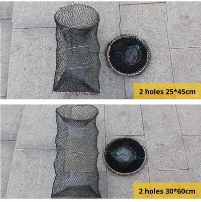 Canasta Plegable para Pesca de Primavera con Jaula Tortuga - Image 11
