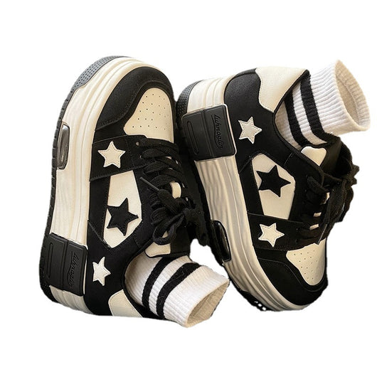 Zapatillas Deportivas Estilo Hong Kong con Suela Reforzada y Alzada Interna - Image 4