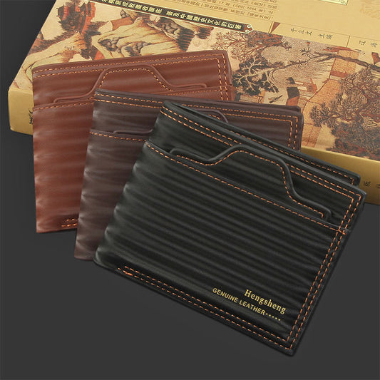 Cartera Delgada Multifuncional para Negocios con Monedero