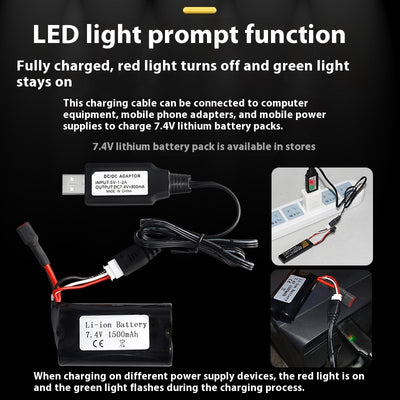 Cargador de Batería Litio 800mA con Protección Contra Sobrecarga e Indicador LED - Image 3
