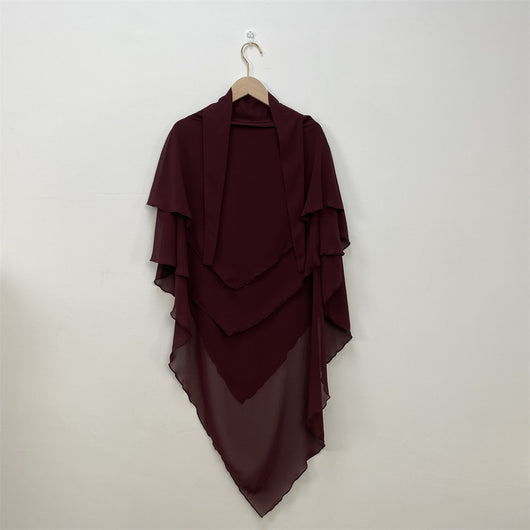 Turbante Chifón Liso Doble Capa - Elegancia y Comodidad