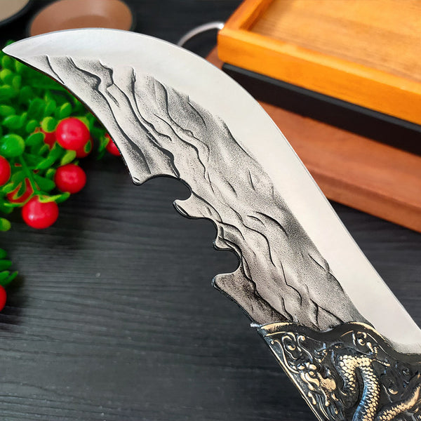 Cuchillo Profesional Forjado a Mano para Carnicería y Despiece