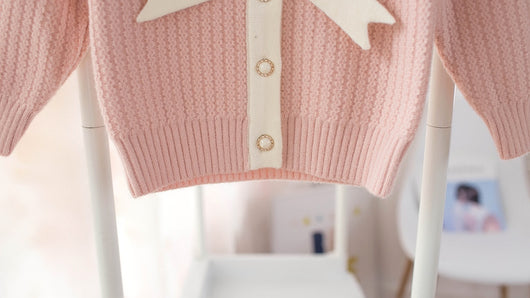 Cardigan Infantil con Moño - Suéter Elegante para Otoño e Invierno - Image 4