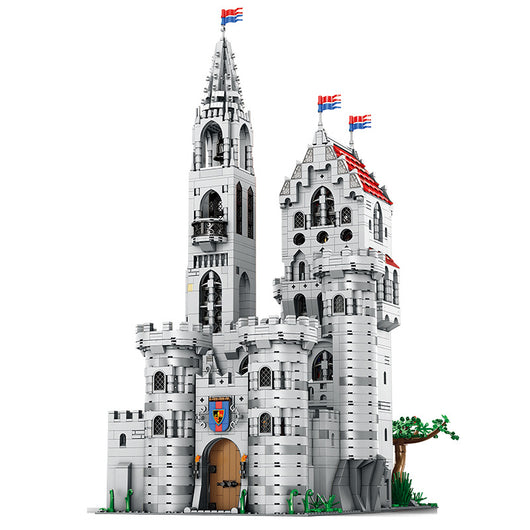 Castillo Real con Bloques de Construcción - Modelo Arquitectónico Detallado - Image 4