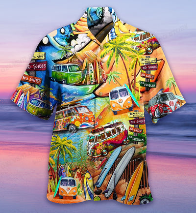Camisa Casual de Verano para Hombre con Patrón Bus Fashion - Image 9