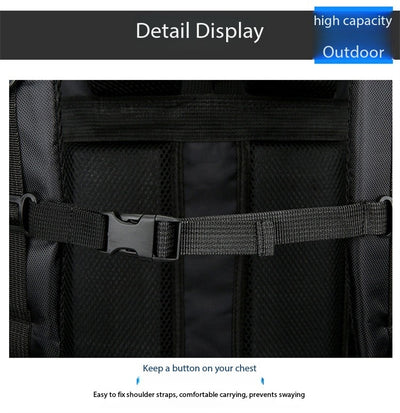 Mochila de Viaje 90L Impermeable para Senderismo y Trabajo - Image 36