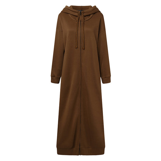Abrigo Hoodie de Felpa Casual de Manga Larga para Mujer - Image 9