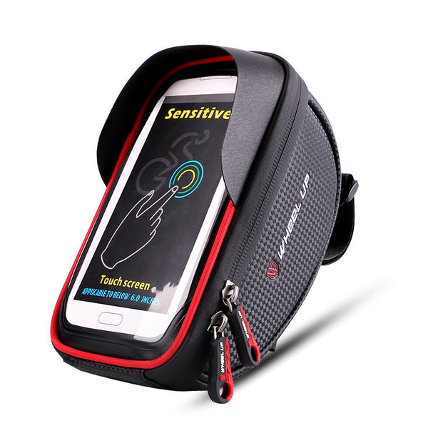 Bolsa Frontal para Bicicleta con Pantalla Táctil - Bolsa de Manillar para Ciclismo