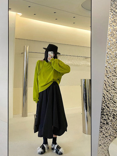 Falda Slim de Cintura Alta con Diseño Irregular - Image 18