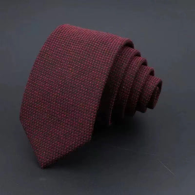 Corbata de Algodón Tejida para Hombre - Diseño Rayado Profesional - Image 4