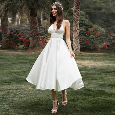 Vestido Largo Fino con Tirantes y Escote V - Diseño Minimalista - Image 12