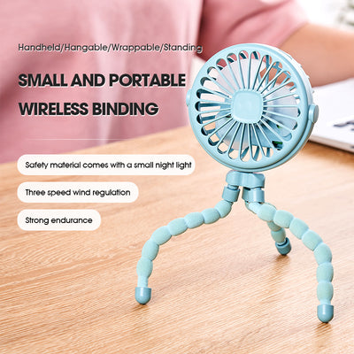 Ventilador Portátil USB para Cochecito Infantil con Carga Recargable