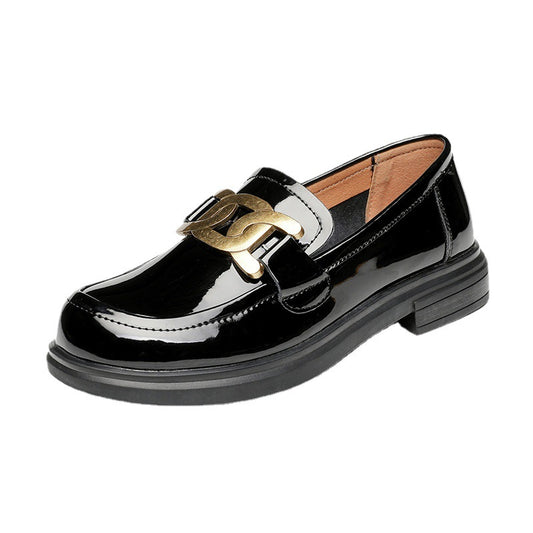 Mocasines Colegiales Minimalistas para Mujer - Diseño Clásico de Punta Redonda - Image 2