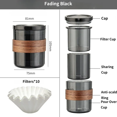 Cafetera Pour Over 3 en 1 Premium con Filtración Avanzada y Diseño Anidable - Image 7